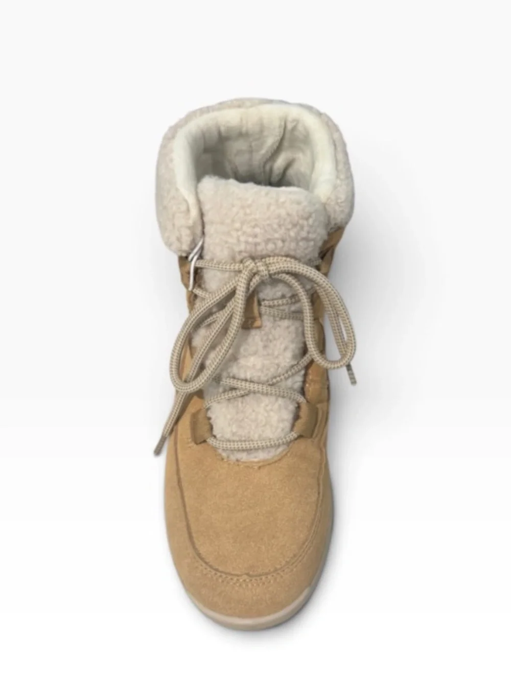 Jbu Women's Freeze Winter Bootie in Tan Nubuck Size 8 Medium - NWB